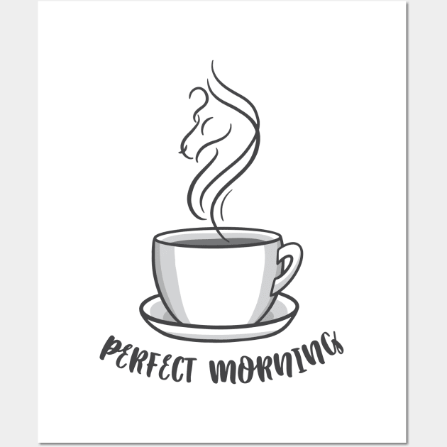 Perfect Morning Coffee Wall Art by Printroof
